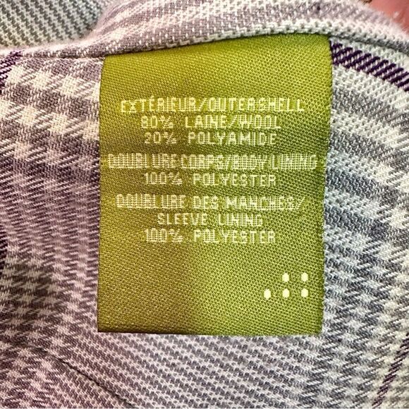 Soia and Kyo Purple Wool Coat- XS - Picture 9 of 10